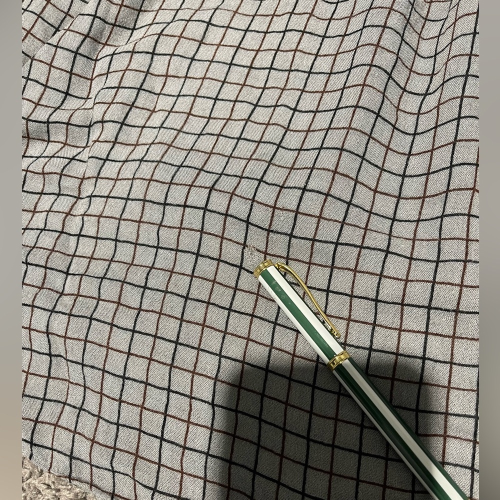 Checkered Button-Up Blouse - Picture 7 of 7